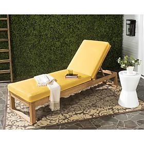 Safavieh Solano Eucalyptus Wood Lounge Chair
