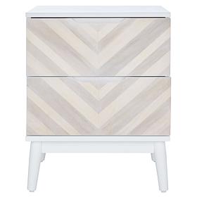 Safavieh Tay 2Drw Patterned Nightstand