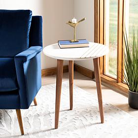 Safavieh Valerie Round Marble Accent Table