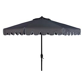 Safavieh Venice Scallop 9' Crank Outdoor Umbrella