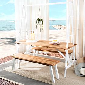 Safavieh Willamy 3-piece Outdoor Dining Set