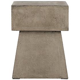 Safavieh Zen Mushroom Concrete Accent Table - Gray