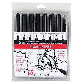 Sakura Pigma Sensei Manga Drawing Set of 8