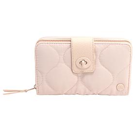 Samantha Brown To-Go RFID Turn Lock Quilted Wallet