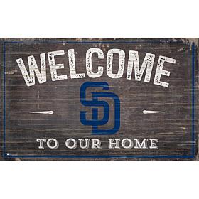 San Diego Padres 11x19 Welcome to our Home Sign  