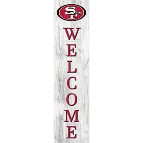 San Francisco 49ers 48" Welcome Leaner  