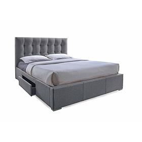 Sarter Fabric Upholstered Storage King Size Bed