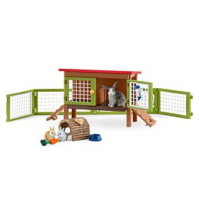Schleich Farm World: Rabbit Hutch - 8pc Playset