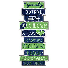 Seattle Seahawks Celebrations Stack 24" Sign 