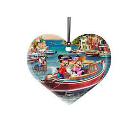 Shaped Acrylic Print - Disney (Mickey and Minnie in Italy)