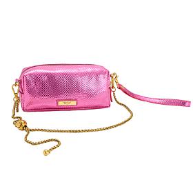 Sharif Legacy 100% Leather Caviar Snake Pouchetta