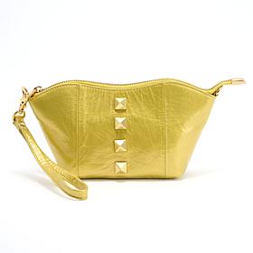 Sharif Legacy Leather Sweetheart Studded Wristlet