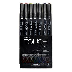 ShinHan 0.1 mm Touch Liner Assorted Set of 7