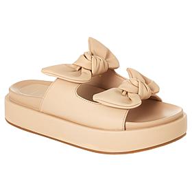 SHUSHOP KIKI Bow Flatform Slide Sandal