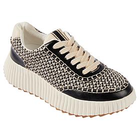 SHUSHOP SELINA Everyday Crochet Wedge Sneaker