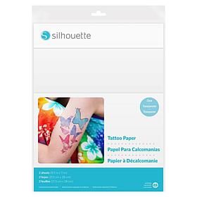 Silhouette Clear Temporary Tattoo Paper