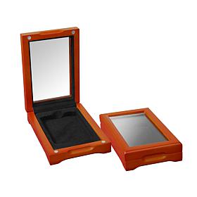 Single Coin Slab Wooden Window Display Box -5-3/8" x 4"