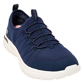 Skechers Arch Fit Virtue Washable Bungee Sneakers - Dahlia