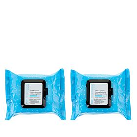 Skinn® Cosmetics Olive & Enzyme Cleansing Cloths 2-pack