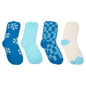 Snuggle Sac 4pk Cozy Crew Sock