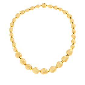 Soave Oro 14K Gold Electroform Nugget Necklace
