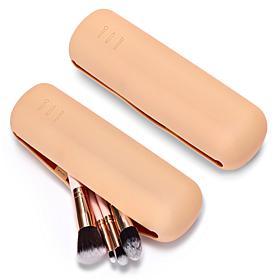 Sorbus 2-pk Waterproof Silicone Travel Cosmetic Makeup Brush Holder