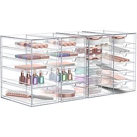 Sorbus 4-pk Makeup Organizer With 22 Drawers