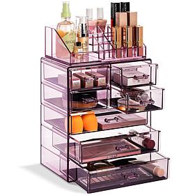Sorbus 7-Drawer Makeup and Jewelry Storage Case with Top Tray