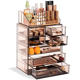 Sorbus 7-Drawer Makeup and Jewelry Storage Case with Top Tray