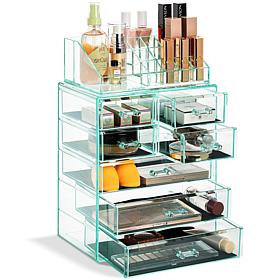 Sorbus 7-Drawer Makeup and Jewelry Storage Case with Top Tray