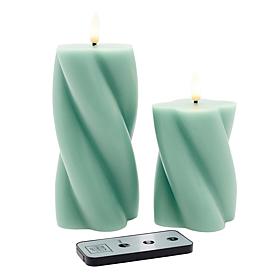 South Street Loft Set of 2 LED Candles with Remote