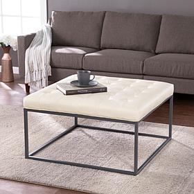 Southern Enterprises Ciarin Upholstered Cocktail Ottoman