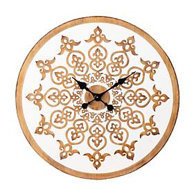 Southern Enterprises Lynn Round Wall Clock