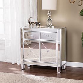 Southern Enterprises Mirage Mirrored Cabinet