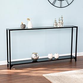 Southern Enterprises Stace Narrow Metal Console Table - Black