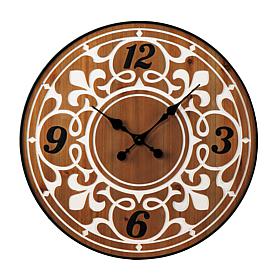 Southern Enterprises Yardlynn Round Wall Clock