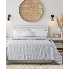 St James Home Waverly Cotton Reversible Down Alternative Blanket - F/Q