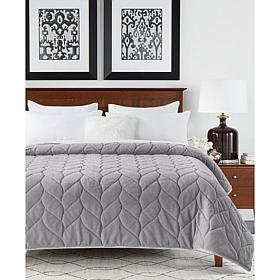 St James Home Waverly Cozy Down Alternative Blanket - Twin, Gray