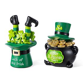St. Patrick's Resin Table Decor 2-piece Set