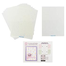Stamps of Life Holiday Layering Stencil Set of 12