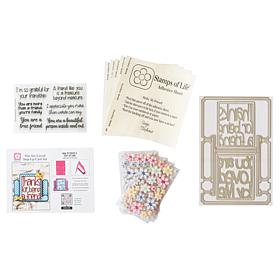 Stamps of Life You Are Loved Step-Up A2 Card Stamp and Die Set