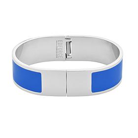 Stately Steel Stackable Enamel Bangle Bracelet