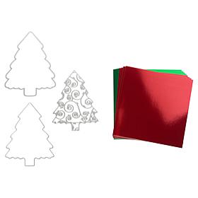 Stephanie Barnard Fold-It Christmas Card Die Set