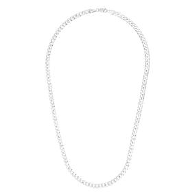 Sterling Silver 5.6mm Comfort Curb Chain Necklace - 24"