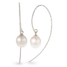 Sterling Silver Cultured Freshwater Pearl Shimmer Earrings