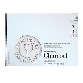 Strathmore 500 Series Charcoal Paper Pads White 18 in. x 24 in.