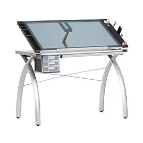 Studio Designs Futura Drafting Table Adjustable Top and Supply Storage
