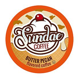 Sundae Ice Cream Flavored Coffee Pods Pralines & Cream, 48-Count