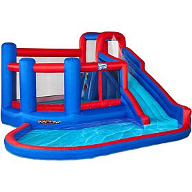 Sunny & Fun Big Time Bounce-A-Round Inflatable Water Slide Park