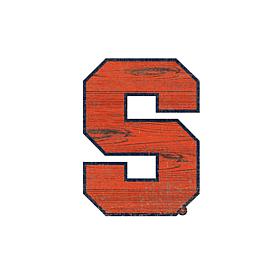 Syracuse  Distressed Logo Cutout Sign